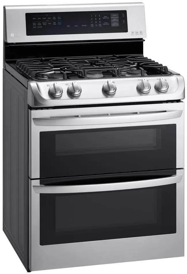 LDG4313ST LG Double Oven Gas Range with EasyClean - 6.9 cu. ft. Stainless Steel-3