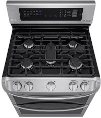 LDG4313ST LG Double Oven Gas Range with EasyClean - 6.9 cu. ft. Stainless Steel-4