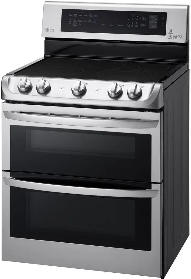 LDE4413ST LG Double Oven Electric Range - 7.3 cu. ft. Stainless Steel-3