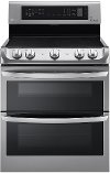 LDE4415ST LG Double Oven Electric Convection Range - 7.3 cu. ft. Stainless Steel