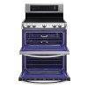 LDE4415ST LG Double Oven Electric Convection Range - 7.3 cu. ft. Stainless Steel-2