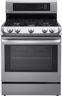 LRG4113ST LG Gas Slide-in Range with EasyClean - 6.3 cu. ft. Stainless Steel