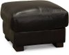 Casual Contemporary Brown Leather Ottoman - Aspen