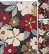 LGN4520SET3 3 Piece Set Green, Red, and Blue Area Rug - Laguna