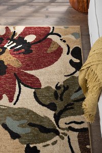LGN4570SET3 3 Piece Set Red, Brown, and Blue Area Rug - Laguna-6