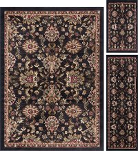 LGN4593SET3 3 Piece Set Charcoal Gray Area Rug - Laguna-6