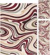 LGN4602SET3 3 Piece Set Beige, Red, and Brown Area Rug - Laguna