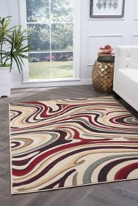 LGN4602SET3 3 Piece Set Beige, Red, and Brown Area Rug - Laguna-2