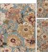 LGN4926 SET3 3 Piece Set Blue, Gold, and Ivory Area Rug - Laguna-5