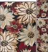 LGN4983 SET3 3 Piece Set Beige, Red & Black Area Rug - Laguna-5
