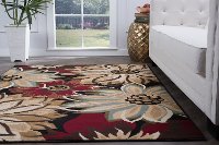 LGN4983SET3 3 Piece Set Beige, Red, and Black Area Rug - Laguna-2