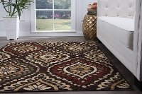 LGN5008SET3 3 Piece Set Brown, Red, and Green Area Rug - Laguna-2