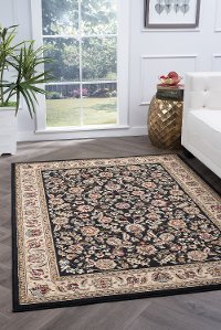 LGN5073SET3 3 Piece Set Black, Gold, and Ivory Area Rug - Laguna-2
