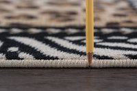 LGN5080SET3 3 Piece Set Black and Bronze Animal Print Area Rug - Laguna-4