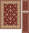 ELG5140SET3 3 Piece Set Beige and Red Area Rug - Elegance
