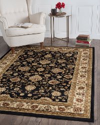 ELG5143 SET3 3 Piece Set Black Area Rug - Elegance
