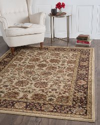 ELG5332SET3 3 Piece Set Ivory, Brown, and Gold Area Rug - Elegance-2