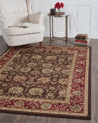 ELG5338SET3 3 Piece Set Red, Brown, and Gold Area Rug - Elegance-2