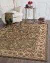ELG5377 SET3 3 Piece Set Gray-Blue, Ivory & Gold Area Rug - Elegance