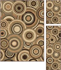 ELG5382SET3 3 Piece Set Green, Beige, and Gold Area Rug - Elegance-6