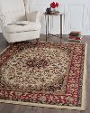 ELG5392 SET3 3 Piece Set Ivory, Red & Gold Area Rug - Elegance