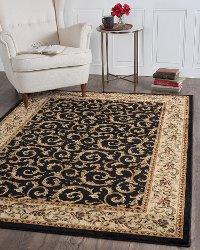 ELG5403SET3 3 Piece Set Ivory, Gold, and Black Area Rug - Elegance-2
