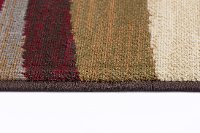 ELG5420 SET3 3 Piece Set Red, Gray-Blue, and Beige Area Rug - Elegance-4