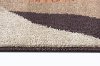 DCO1013 SET3 3 Piece Set Brown, Red, and Teal Blue Area Rug - Deco-1