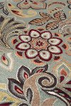 DCO1023 SET3 3 Piece Set Teal Blue, Ivory, and Red Area Rug - Deco-5