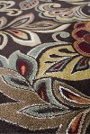 DCO1024 SET3 3 Piece Set Brown, Red, and Ivory Area Rug - Deco-6