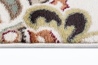 DCO1025 SET3 3 Piece Set Teal Blue, Ivory, and Red Area Rug - Deco
