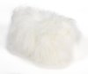Clearance White Faux Lamb Throw Pillow