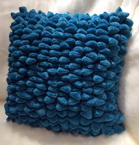 Moroccan Blue 18 Inch Throw Pillow