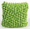 Clearance Kiwi Green Chamois Throw Pillow