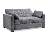 Gray Full Convertible Sofa Bed - Augustine