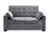 Gray Full Convertible Sofa Bed - Augustine-7