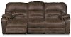 Chocolate Brown Microfiber Manual Reclining Sofa & Loveseat - Legacy-3