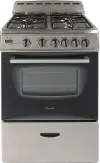 GR2416CSS Avanti 2.6 cu ft Gas Range - Stainless Steel 24 Inch