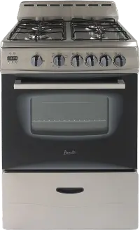 GR2416CSS Avanti Gas Range - 2.6 cu. ft. Stainless Steel