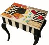 Hand-Painted Accent Table