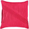 Clearance Pink Pleated 22 Inch Throw Pillow