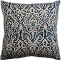 Matte Denim Cotton Throw Pillow
