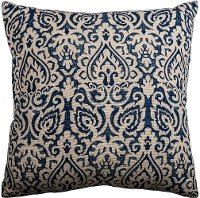 Matte Denim Cotton Throw Pillow