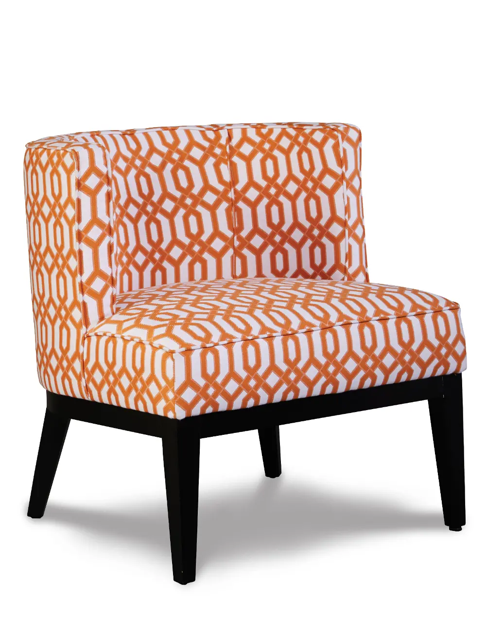 Orange Accent Chair - Tory Collection-1