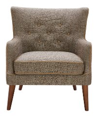 Brown Transitional Accent Chair - Avanti