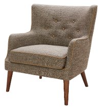 Brown Transitional Accent Chair - Avanti-2