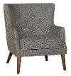 Teal and Brown Transitional Accent Chair - Avanti-2