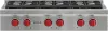 SRT366 Wolf 36 Inch Sealed Burner Gas Rangetop with Six Burners - Stainless Steel