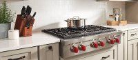 SRT366 Wolf 36 Inch Sealed Burner Gas Rangetop with Six Burners - Stainless Steel-2