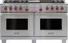 Wolf 60 Inch Dual Fuel Range with Griddle and Charboiler - Stainless Steel